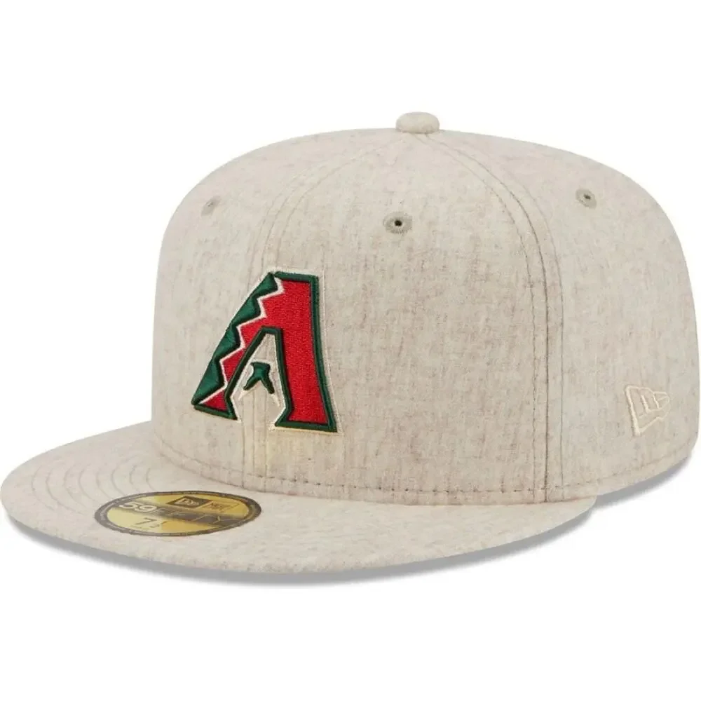 Men's Arizona Diamondbacks New Era 59FIFTY Wool Plaid Fitted Hat / Cap